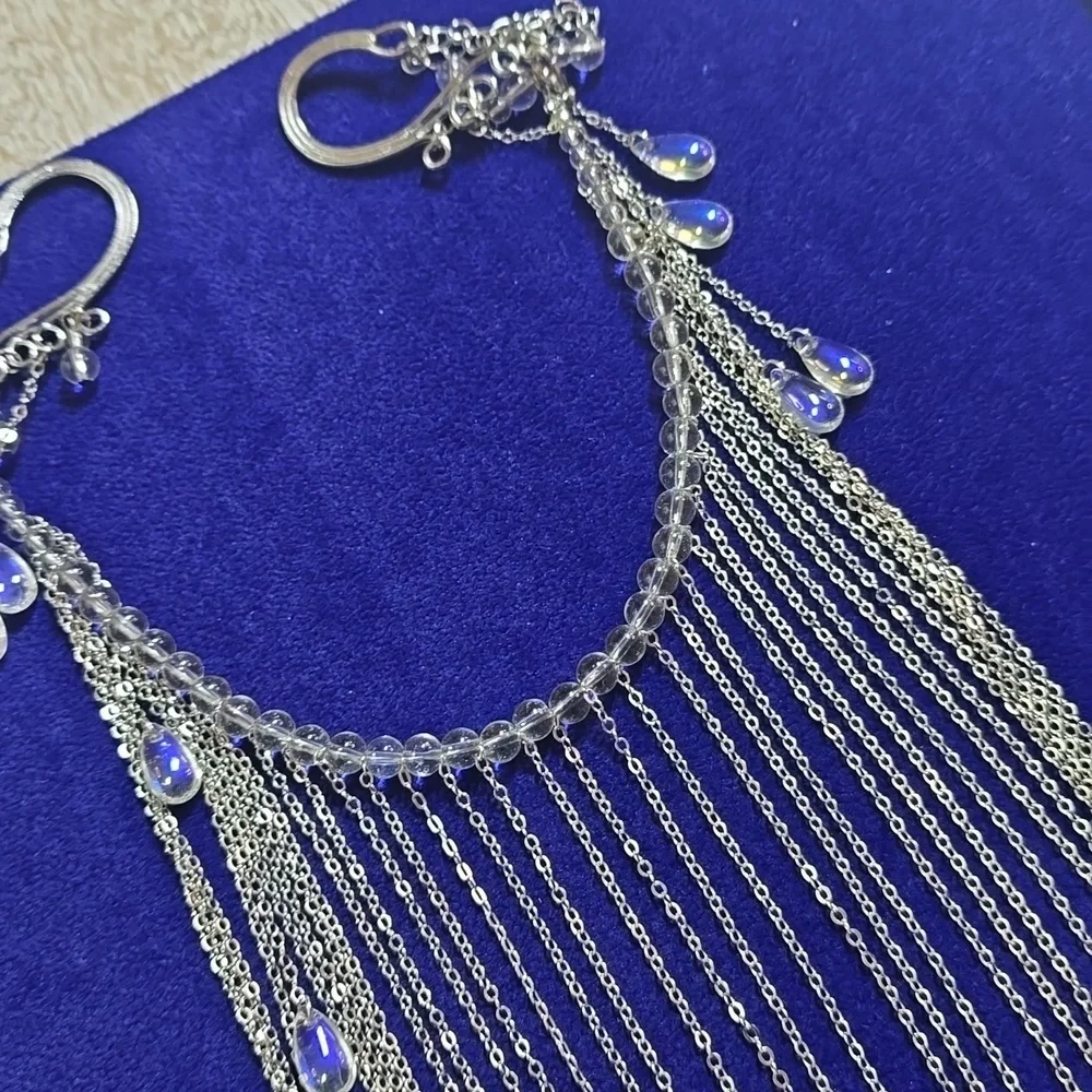 Face Veil with Tassel Jewelry